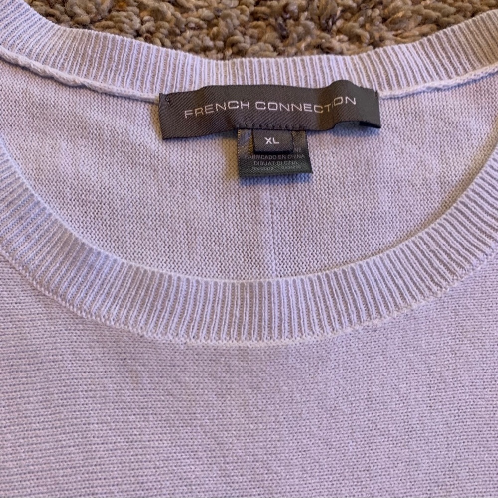 French Connection Light Blue Sweater XL - Picture 2 of 5